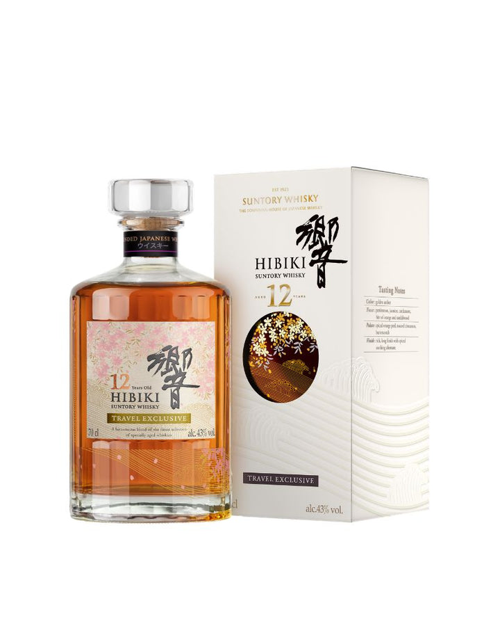 Hibiki 12 ans Travel Exclusive Suntory, bouteille 70 cl – bouteille Suntory