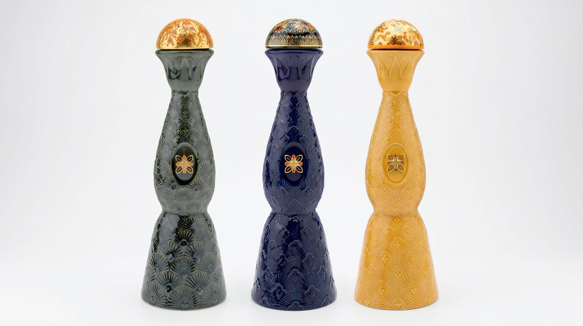 Clase Azul Lienzos Mexicanos, trio tequila joven édition limitée – bouteille Clase Azul