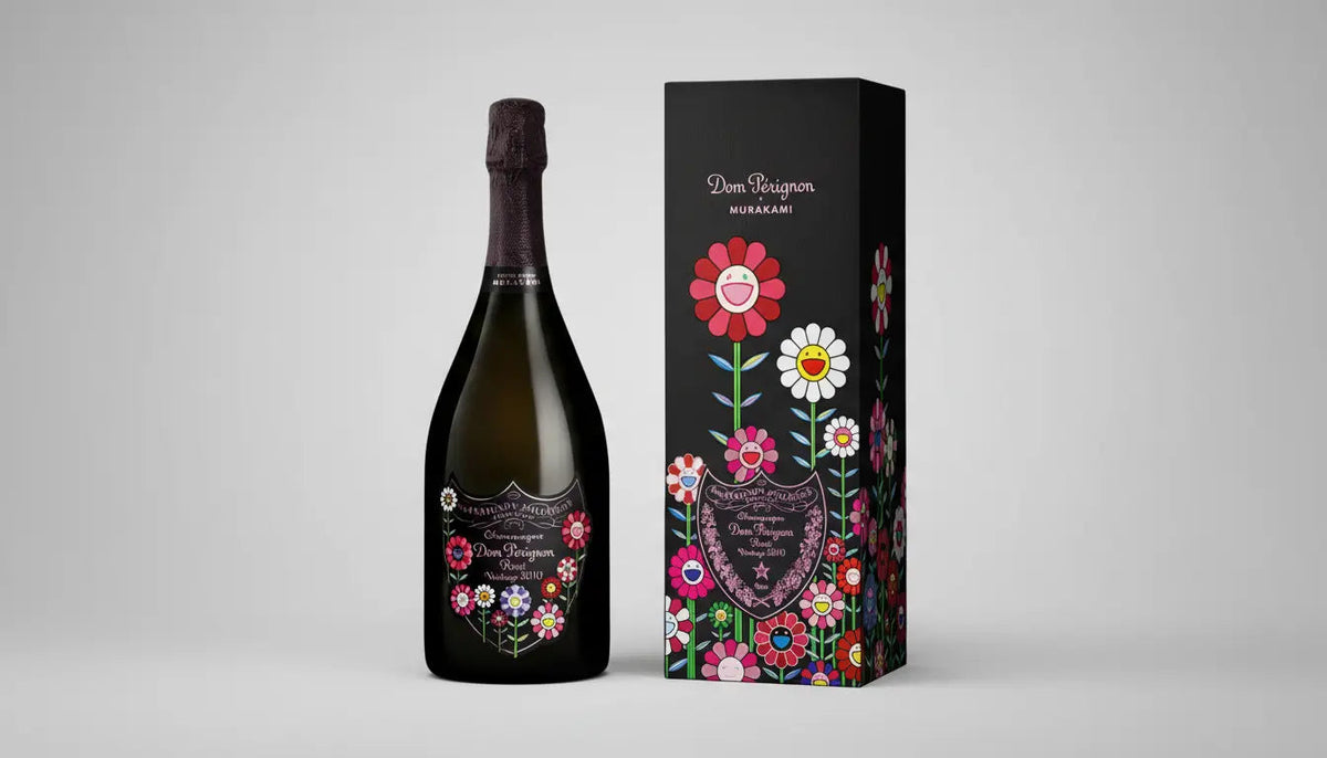 Dom Pérignon Rosé 2010 × Takashi Murakami, édition limitée – bouteille Dom Pérignon