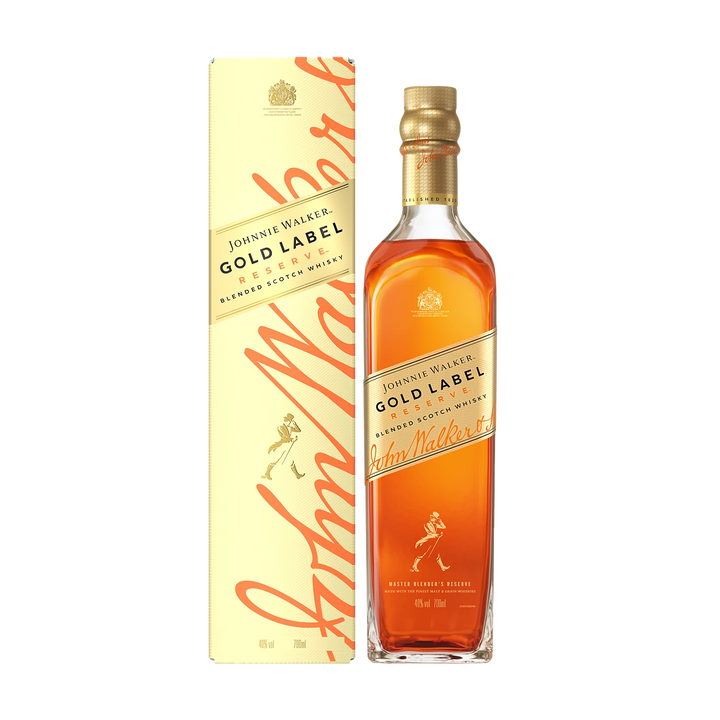 Johnnie Walker Gold Label Reserve, bouteille 70 cl et son étui – bouteille Johnnie Walker