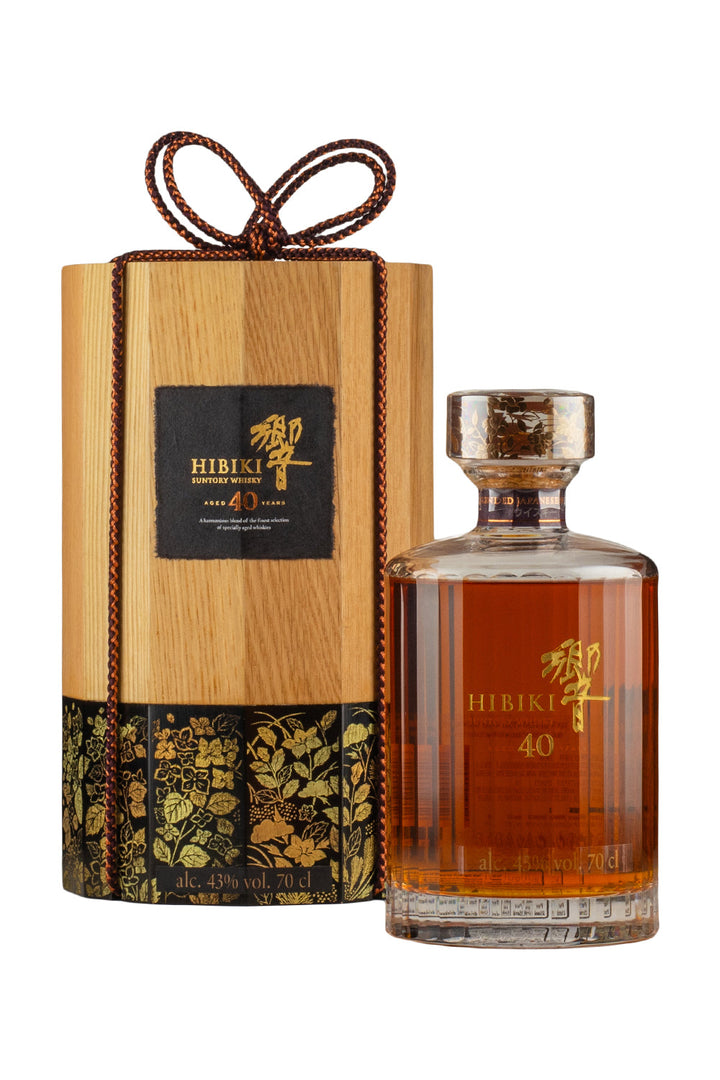 Hibiki 40 ans Suntory, carafe en cristal – bouteille Suntory