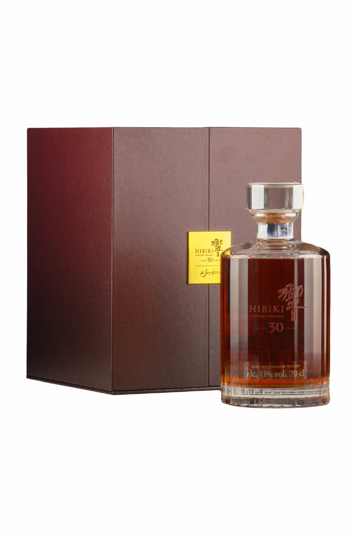 Hibiki 30 ans édition Hiroshi Senju 2025 Suntory, bouteille et présentoir – bouteille Suntory