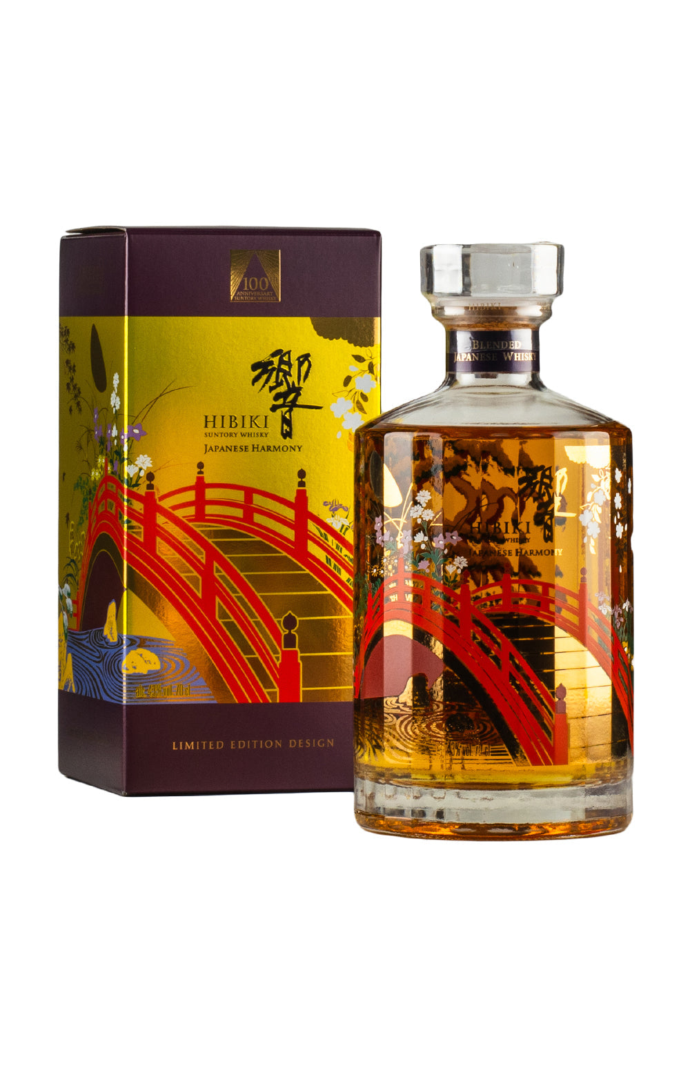 Hibiki Japanese Harmony édition 100e anniversaire Suntory, bouteille 70 cl – bouteille Suntory