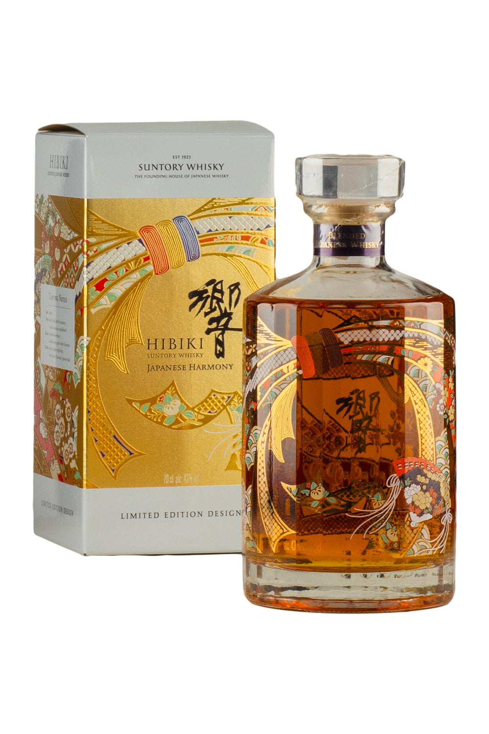 Hibiki Japanese Harmony édition 30e anniversaire Suntory, bouteille et étui – bouteille Suntory