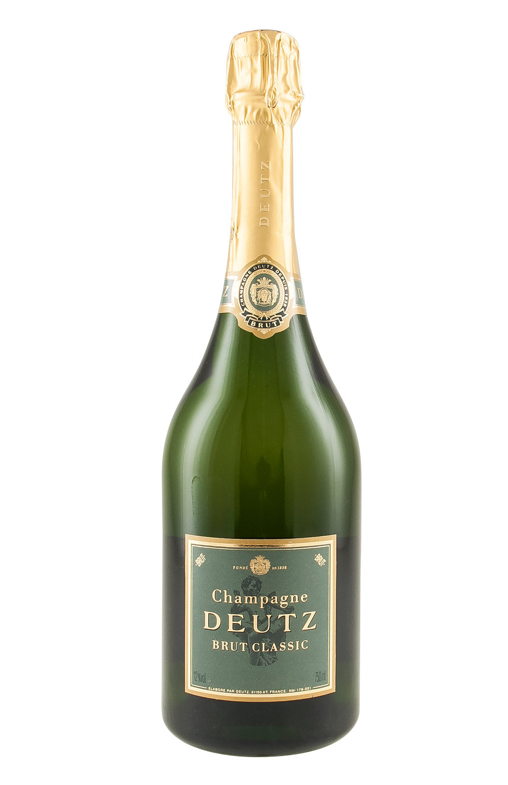 Champagne Deutz Brut Classic, bouteille 75 cl – bouteille Deutz