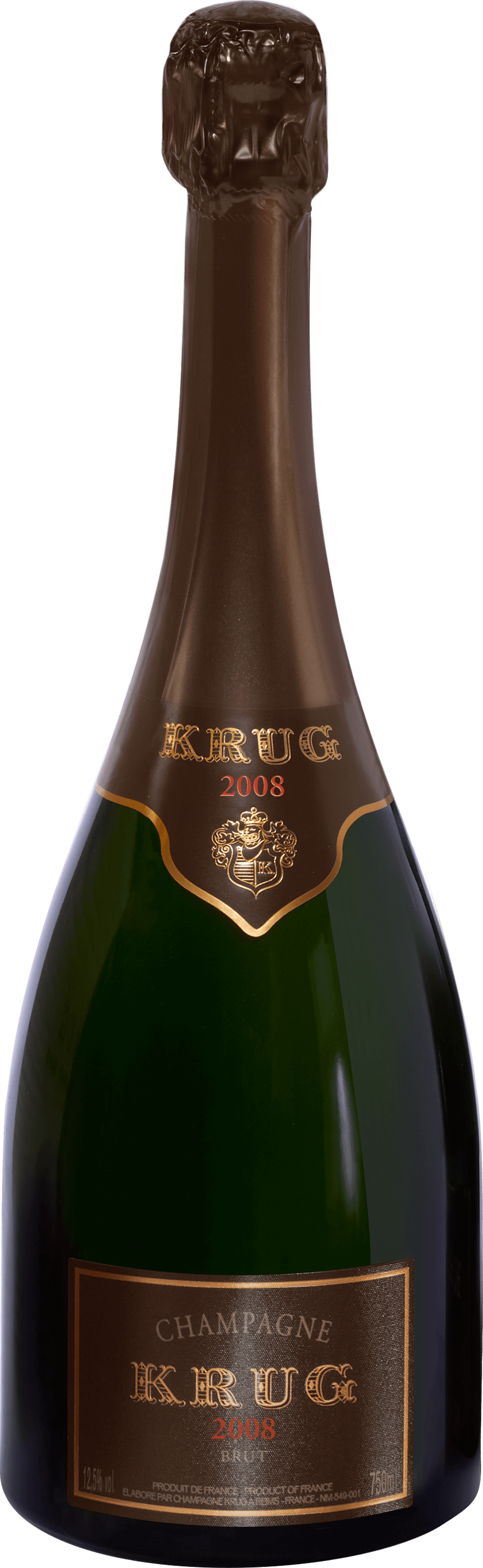 Champagne Krug Vintage 2008, bouteille 75 cl – bouteille Krug