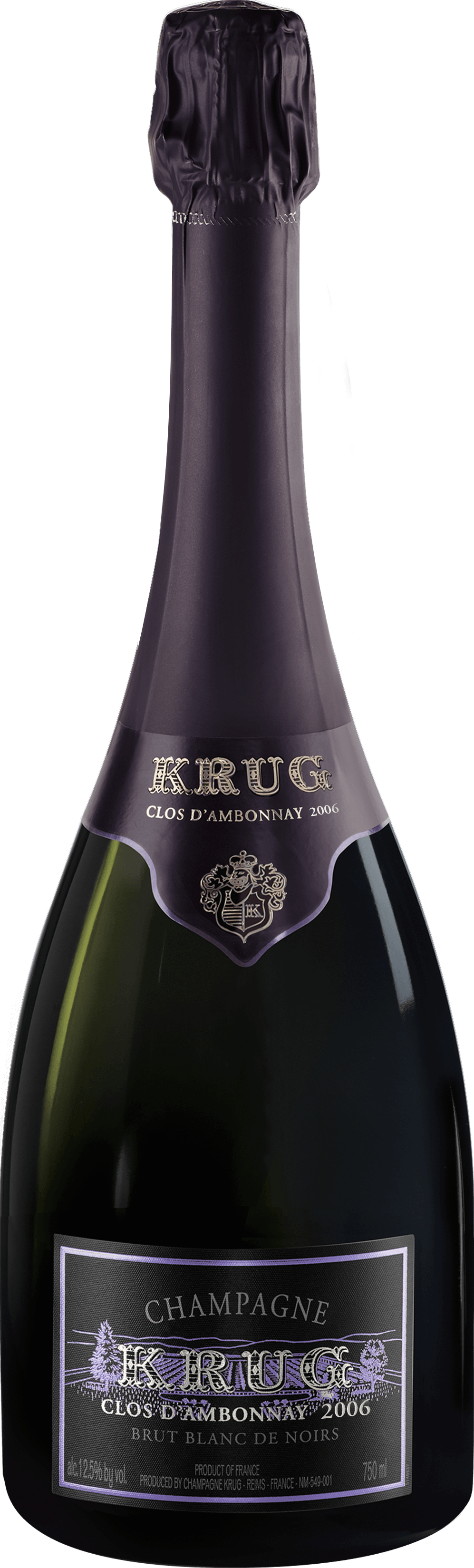 Champagne Krug Clos d'Ambonnay 2006 Blanc de Noirs, bouteille 75 cl – bouteille Krug