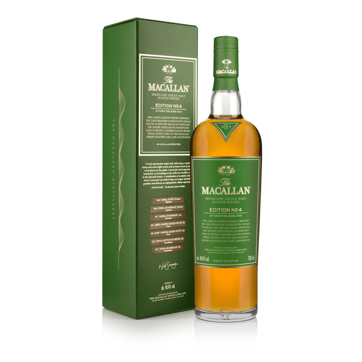 The Macallan Edition No. 4, bouteille et étui – bouteille The Macallan