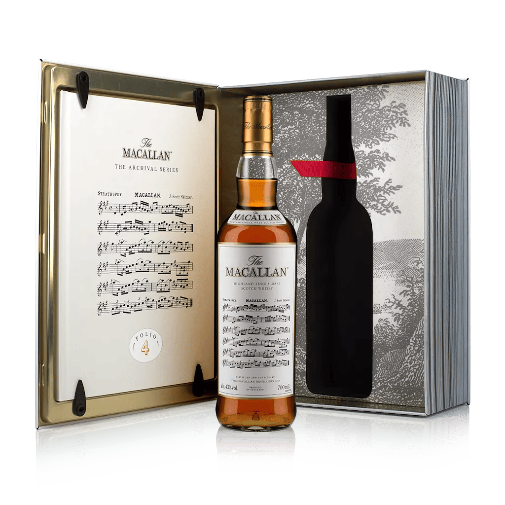 The Macallan Folio 4, bouteille et coffret ouvert – bouteille The Macallan
