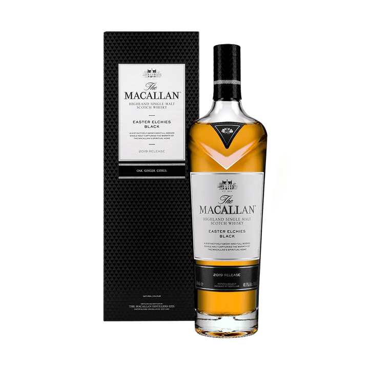 The Macallan Easter Elchies Black 2019, bouteille et étui noirs – bouteille The Macallan