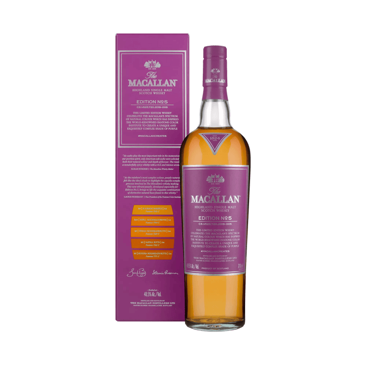 The Macallan Edition No. 5, bouteille et étui – bouteille The Macallan