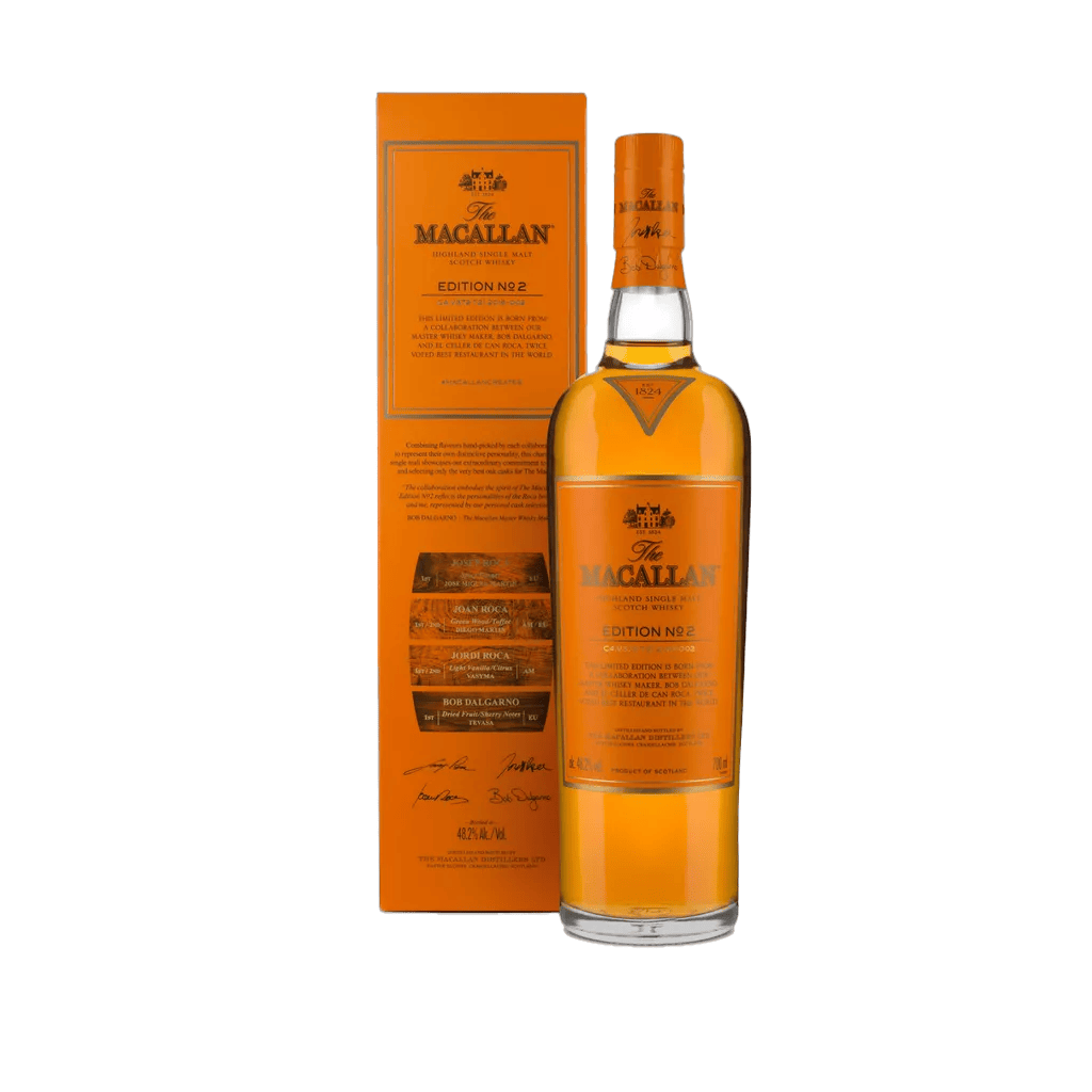The Macallan Edition No. 2, bouteille et étui – bouteille The Macallan