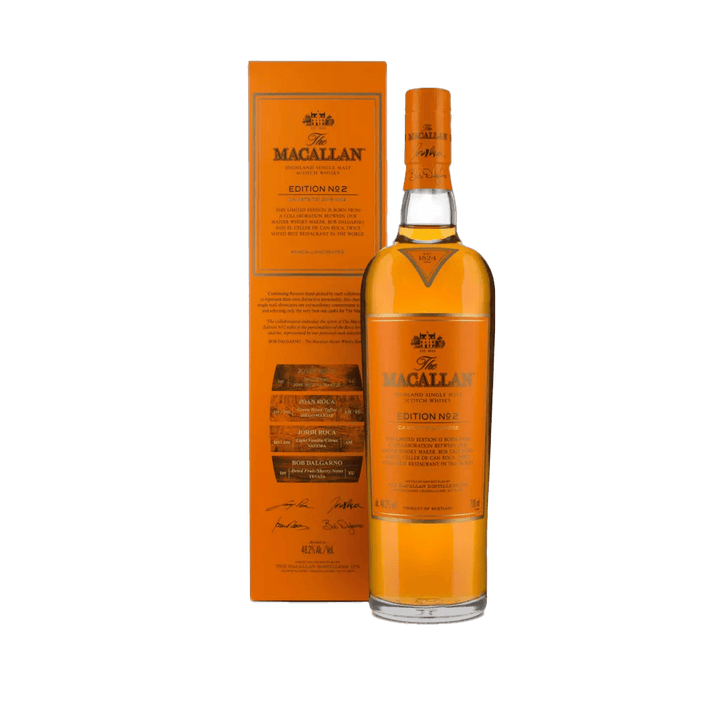 The Macallan Edition No. 2, bouteille et étui – bouteille The Macallan