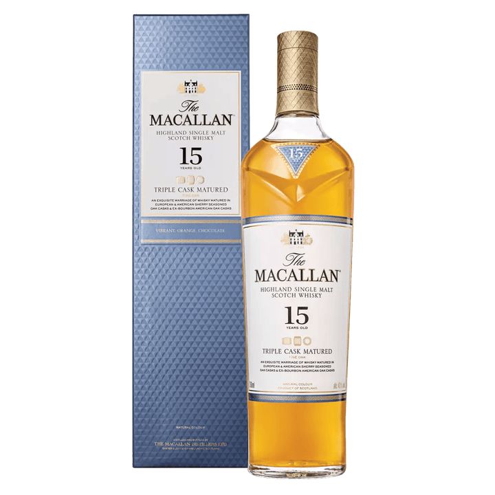 The Macallan Triple Cask Matured 15 ans, bouteille et étui – bouteille The Macallan