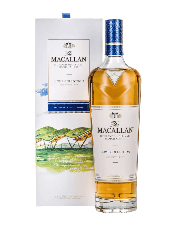 The Macallan Home Collection The Distillery, bouteille et étui aquarellé – bouteille The Macallan