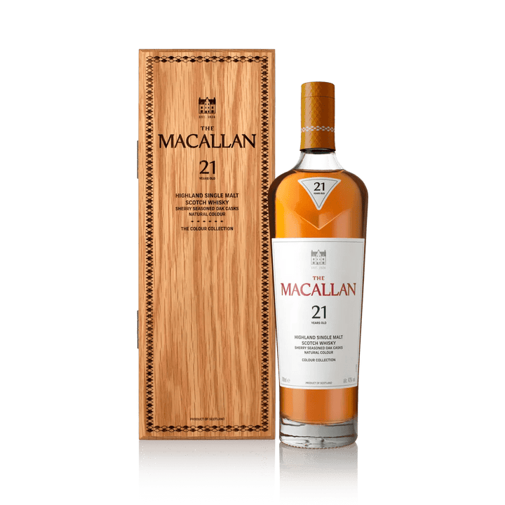 The Macallan Colour Collection 21 ans, bouteille et étui – bouteille The Macallan