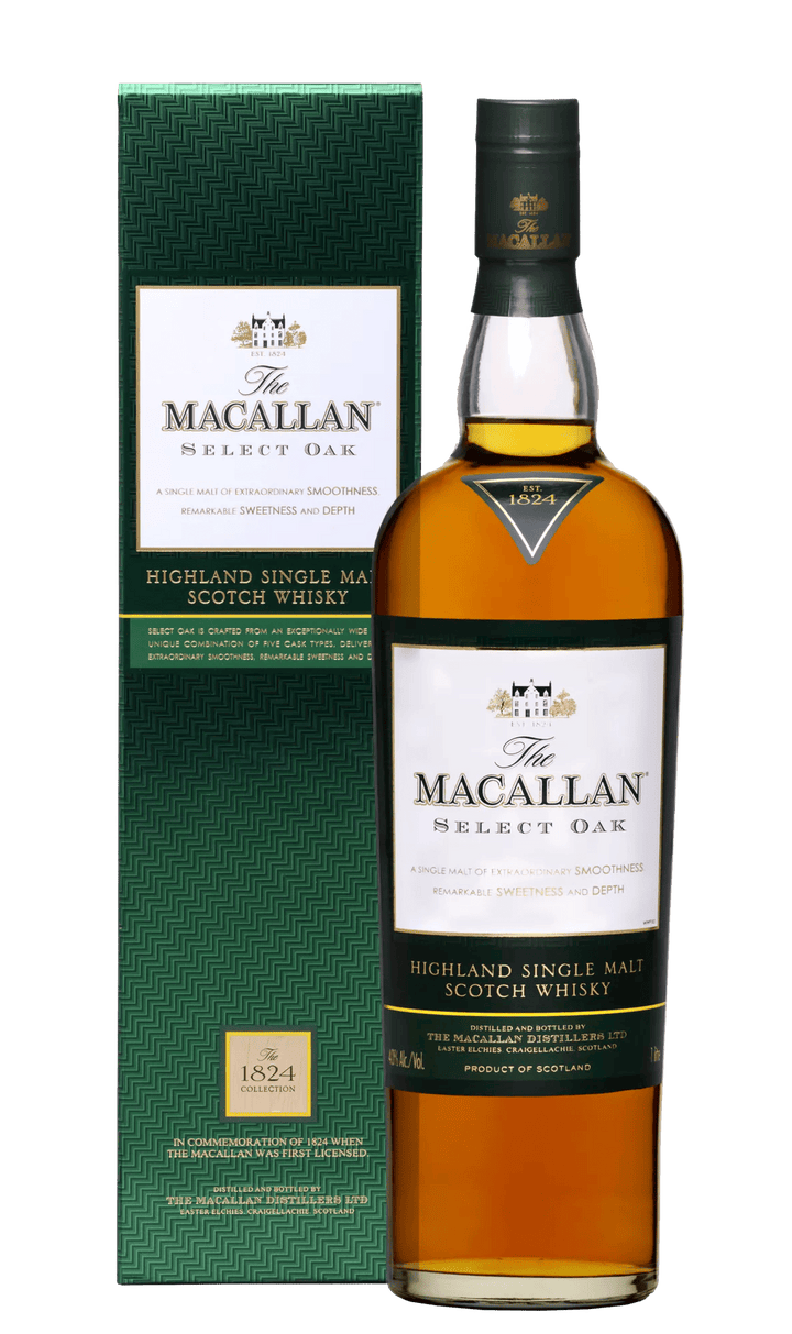 The Macallan Select Oak, bouteille 1 litre et étui – bouteille The Macallan