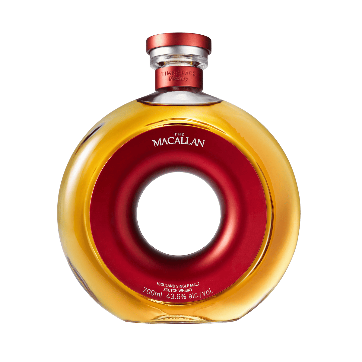 The Macallan TIME : SPACE Mastery, flacon circulaire – bouteille The Macallan