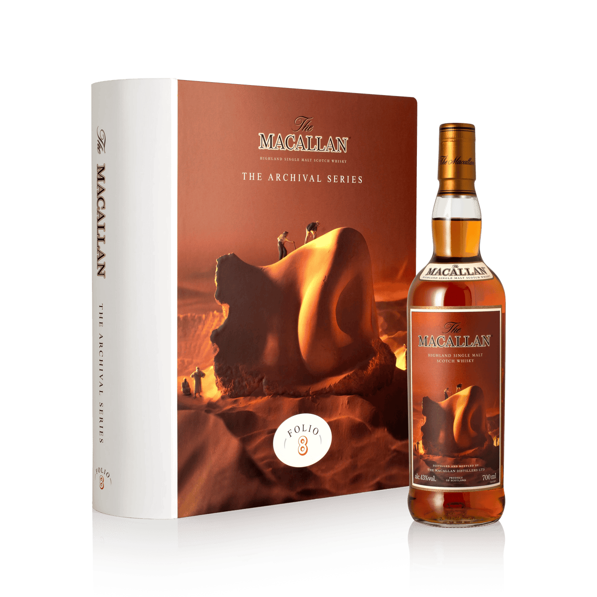 The Macallan Folio 8 (Archival Series), bouteille et coffret – bouteille The Macallan