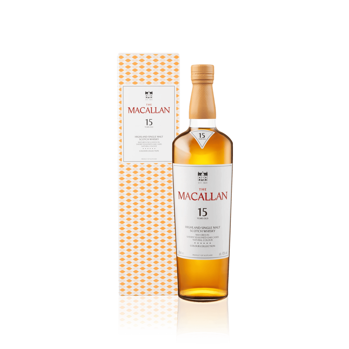 The Macallan Colour Collection 15 ans, bouteille et étui – bouteille The Macallan
