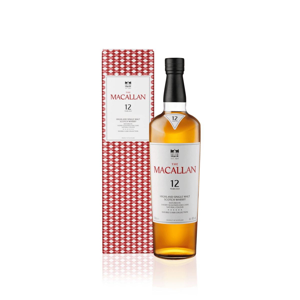 The Macallan Double Cask 12 ans, bouteille 70 cl et son étui – bouteille The Macallan