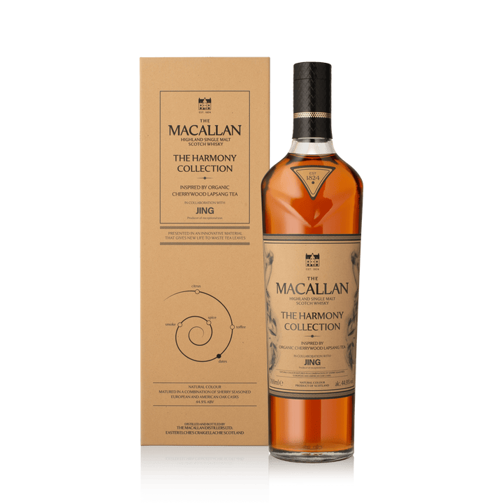 The Macallan Harmony Collection Inspired by Organic Cherrywood Lapsang Tea, bouteille et étui – bouteille The Macallan