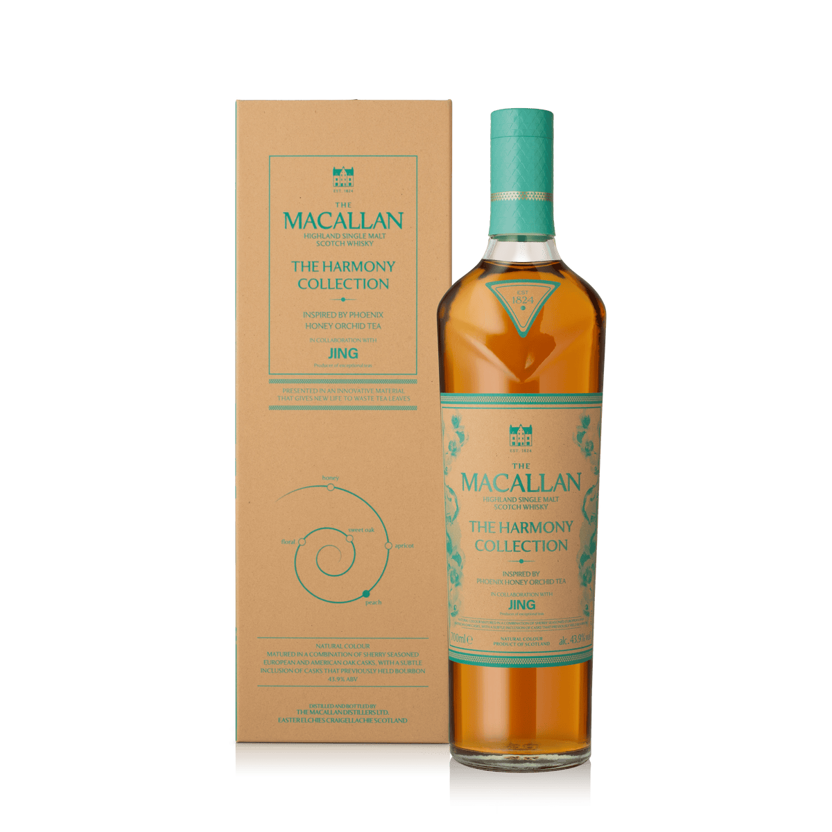 The Macallan Harmony Collection Inspired by Phoenix Honey Orchid Tea, bouteille et étui – bouteille The Macallan