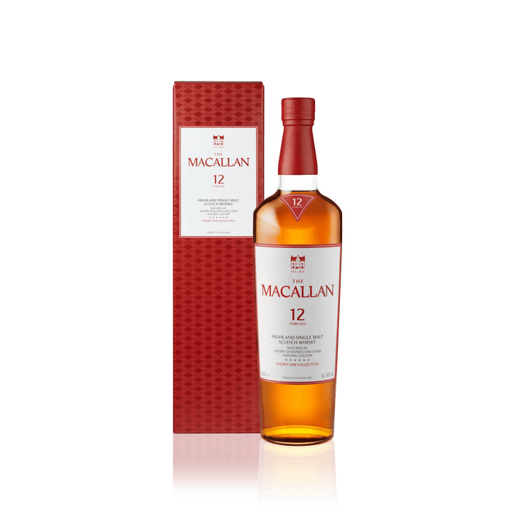 The Macallan Sherry Oak 12 ans, bouteille et étui – bouteille The Macallan