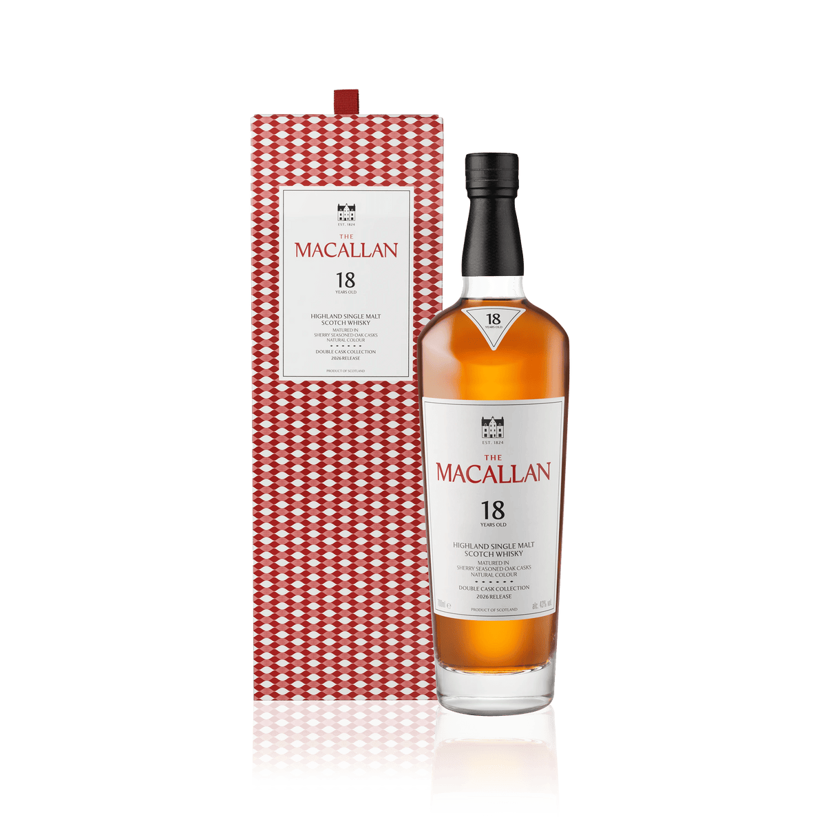 The Macallan Double Cask 18 ans, bouteille et étui – bouteille The Macallan