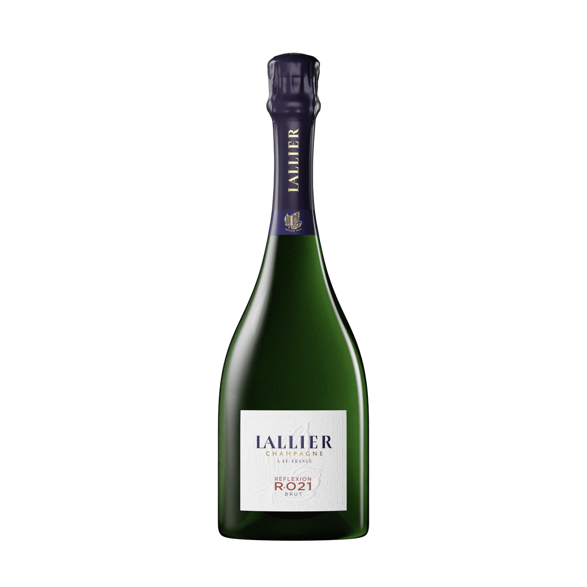 Champagne Lallier Réflexion R.021 Brut, bouteille 75 cl – bouteille Lallier