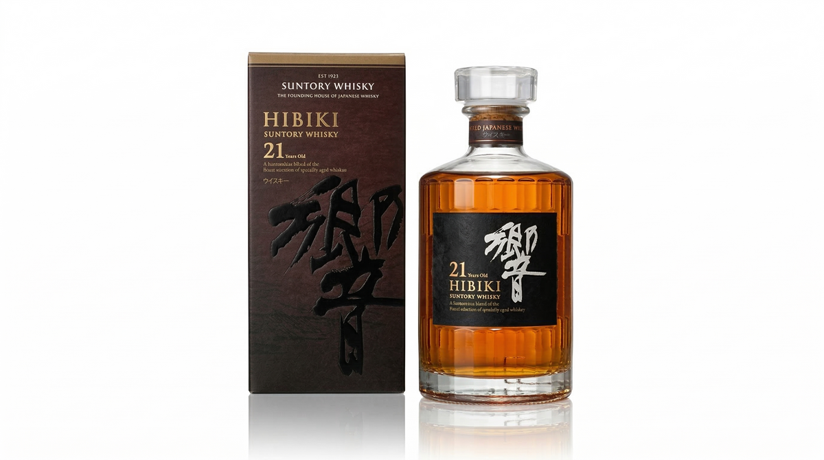 Hibiki 21 ans, whisky japonais Suntory – bouteille Suntory