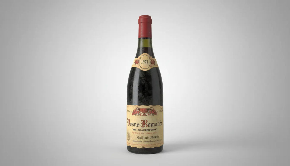 Vosne-Romanée 1er Cru Les Malconsorts 1971 – bouteille Vieux millésimes de Bourgogne