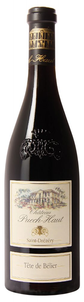Château Puech-Haut Tête de Bélier rouge 2022, AOP Languedoc, bouteille 75 cl – bouteille Château Puech-Haut