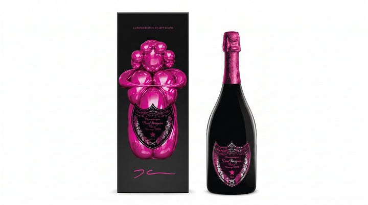 Dom Pérignon Rosé Vintage 2003 × Jeff Koons, édition limitée – bouteille Dom Pérignon