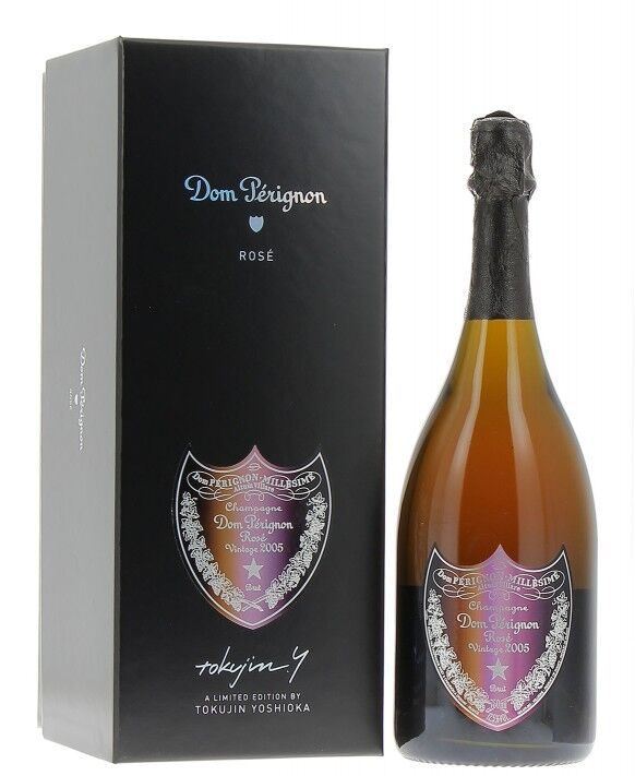 Dom Pérignon Rosé Vintage 2005 × Tokujin Yoshioka, bouteille et coffret – bouteille Dom Pérignon