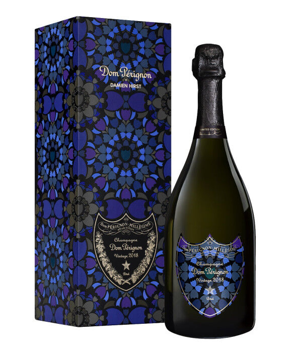 Dom Pérignon Vintage 2018 × Damien Hirst, édition limitée en coffret – bouteille Dom Pérignon